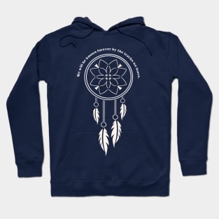 Native American Wisdom- ....The Tracks We Leave.- Hoodie